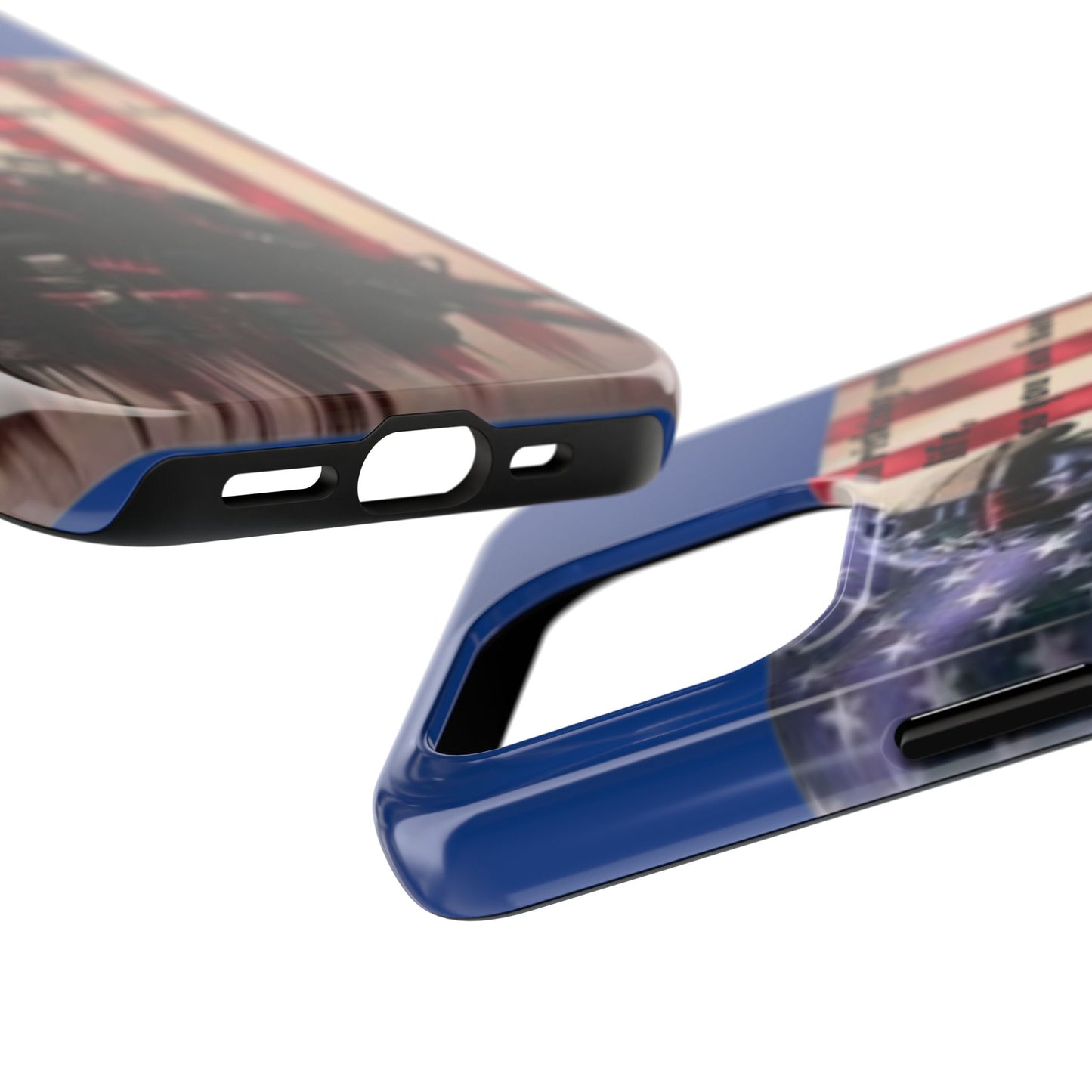 Patriotic Tough Phone Case - 'I'm Risking My Life' Design