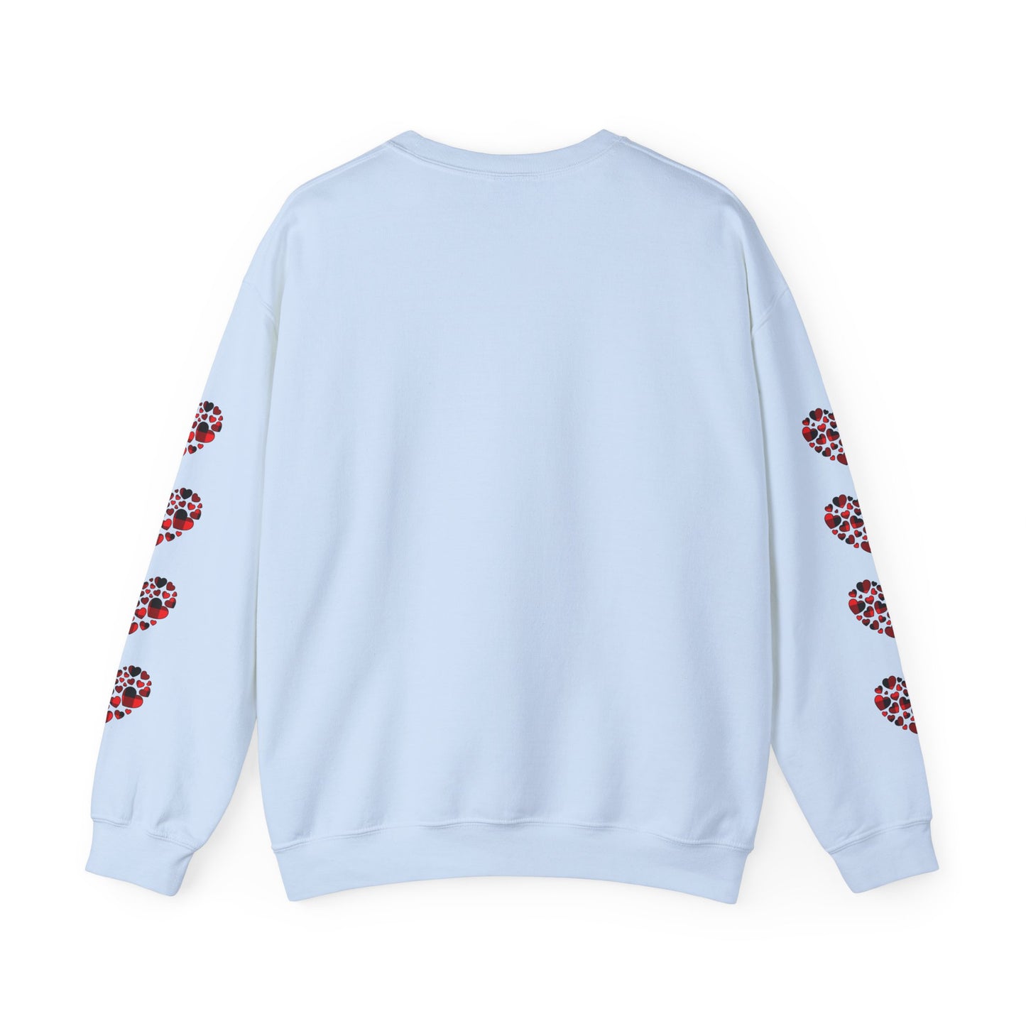 Pearl White Hearts Sweatshirt for Women – Romantic Cozy Love-Inspired Pullover