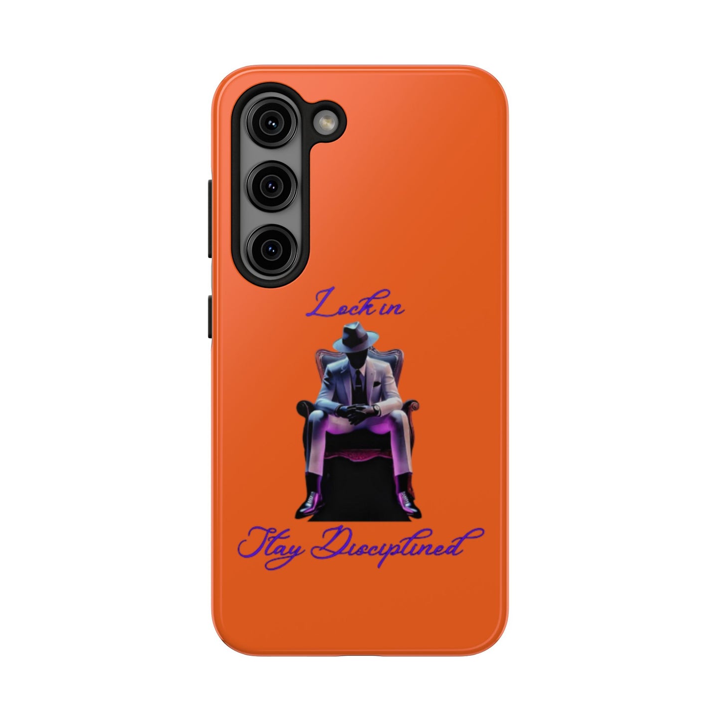 Phone case- Lock In, Stay discipline Tough Phone Case - Durable Protection