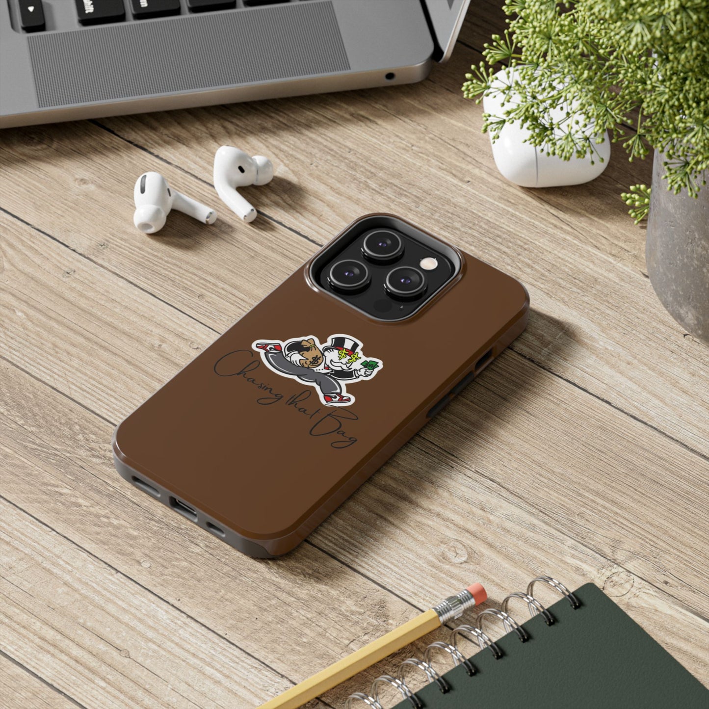 Phone Case- Chasing That Bag Tough Case- Durable Protection