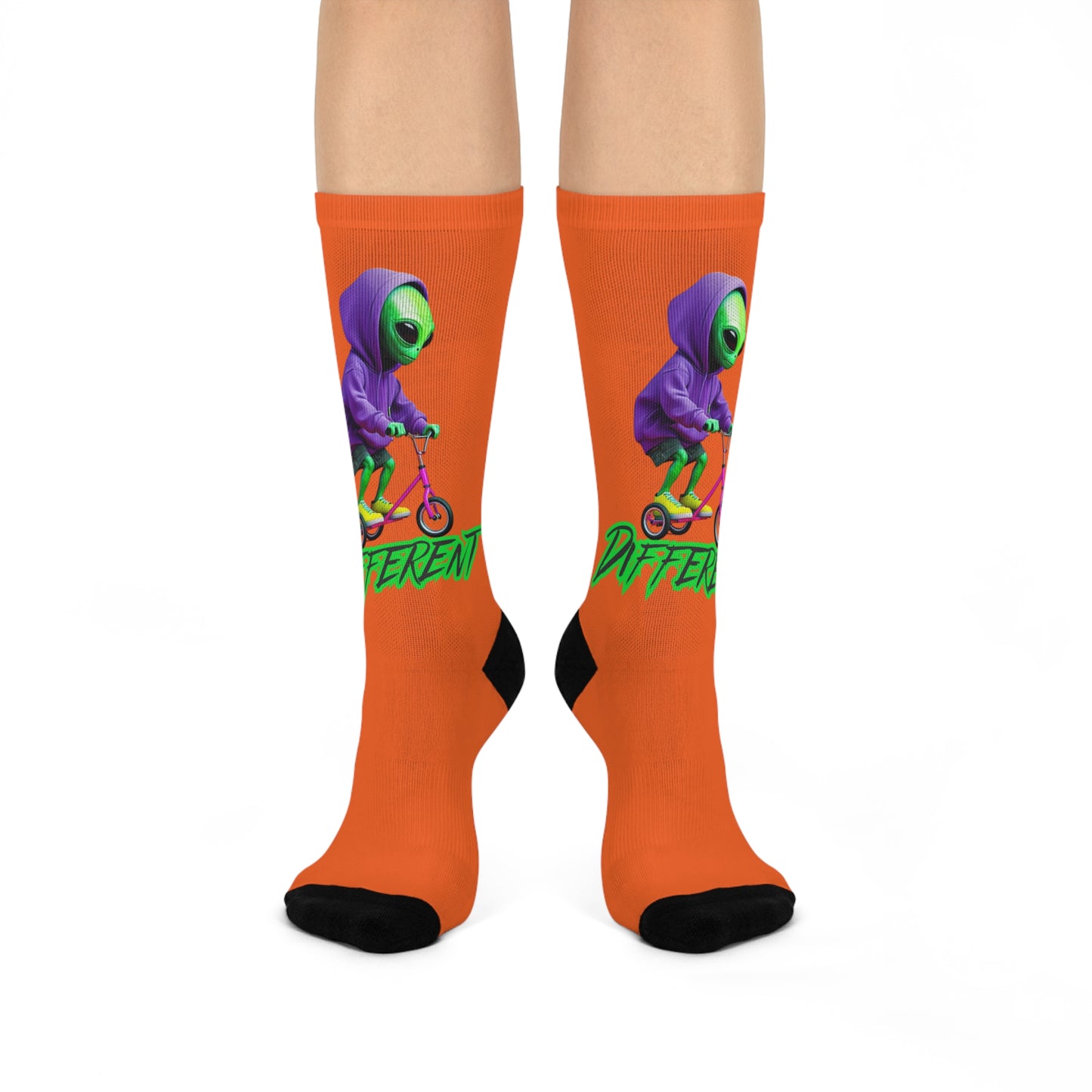 Cushioned Crew Socks- Alien, Different