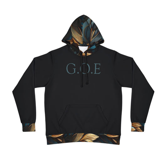 "G.O.E ‘God Over Everything’ Sublimated Hoodie – Bold Christian Faith Pullover for Men & Women | Inspirational Streetwear"