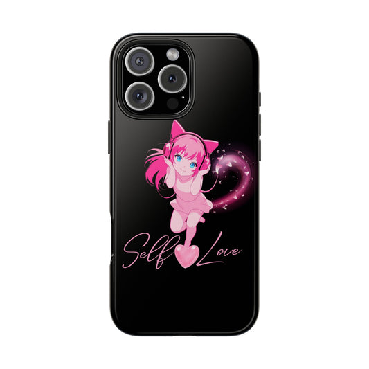 Self Love Tough Phone Case for Anime Lovers