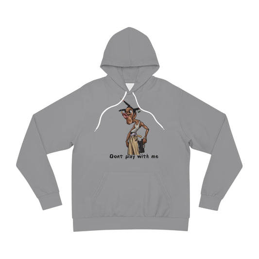 Gunmetal Edge Grey Hoodie for Men – Don’t Play with Me Loc Bold Street Statement