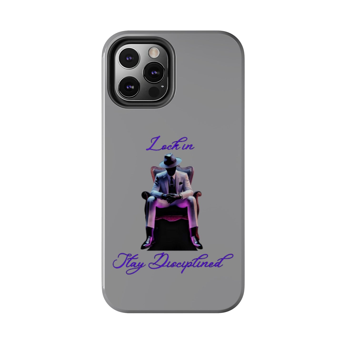 Phone case- Lock In, Stay Disciplined Tough Phone Case - Durable Protection
