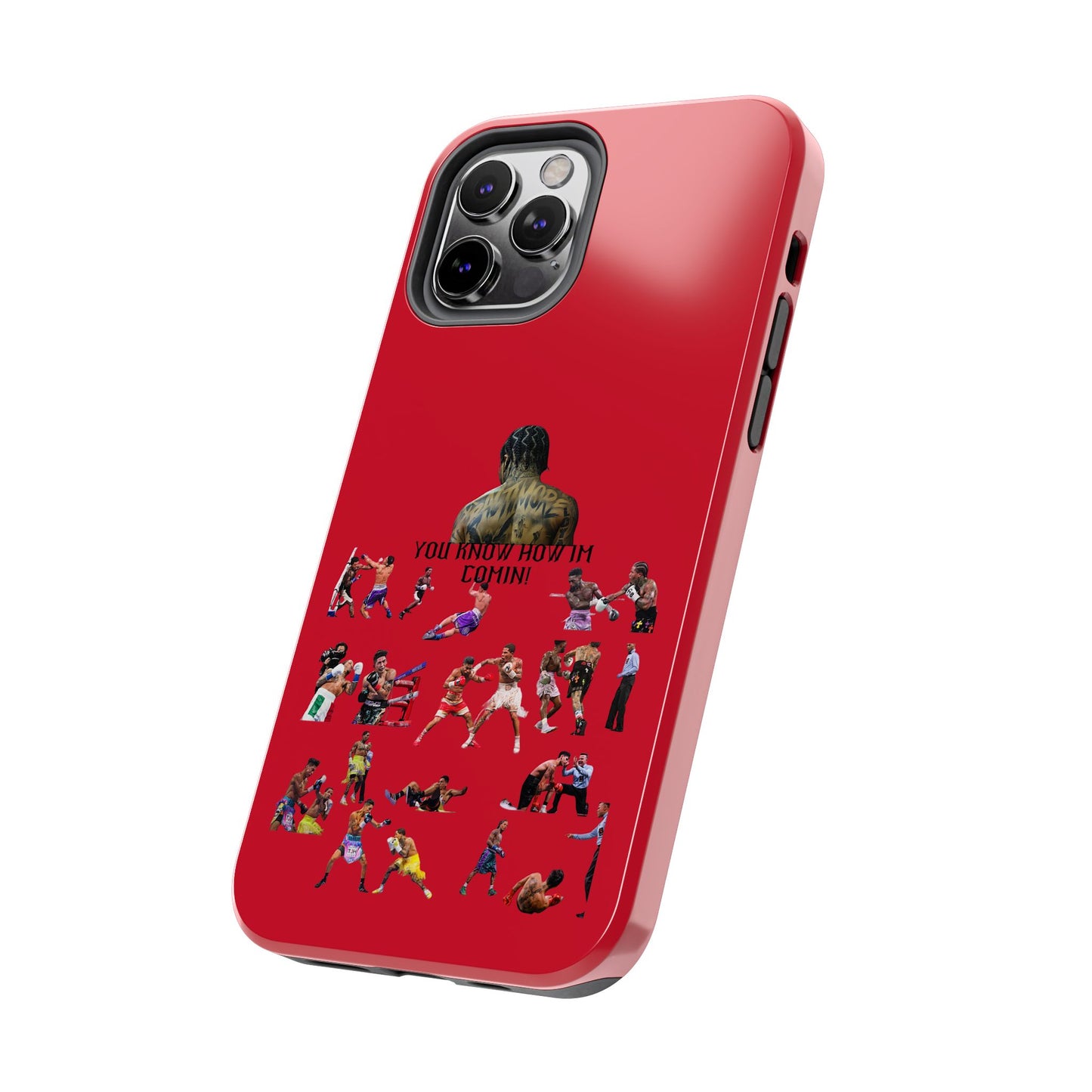 Phone case- You Know How I'm Comin' Tough Phone Case - Durable Protection