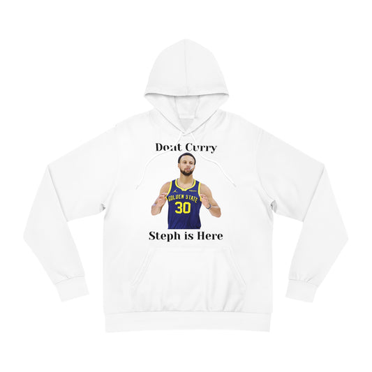 Ivory "Don’t Curry, Steph Is Here" Hoodie – Dynamic Basketball Graphic Pullover