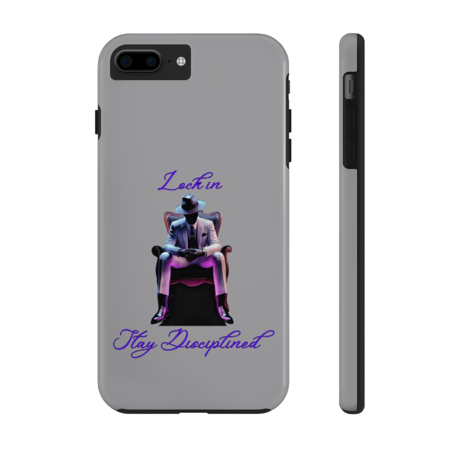 Phone case- Lock In, Stay Disciplined Tough Phone Case - Durable Protection