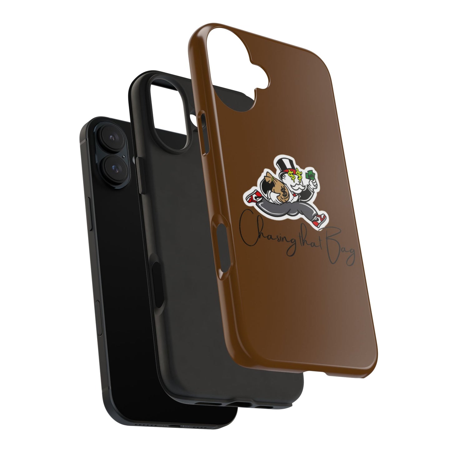 Phone Case- Chasing That Bag Tough Case- Durable Protection