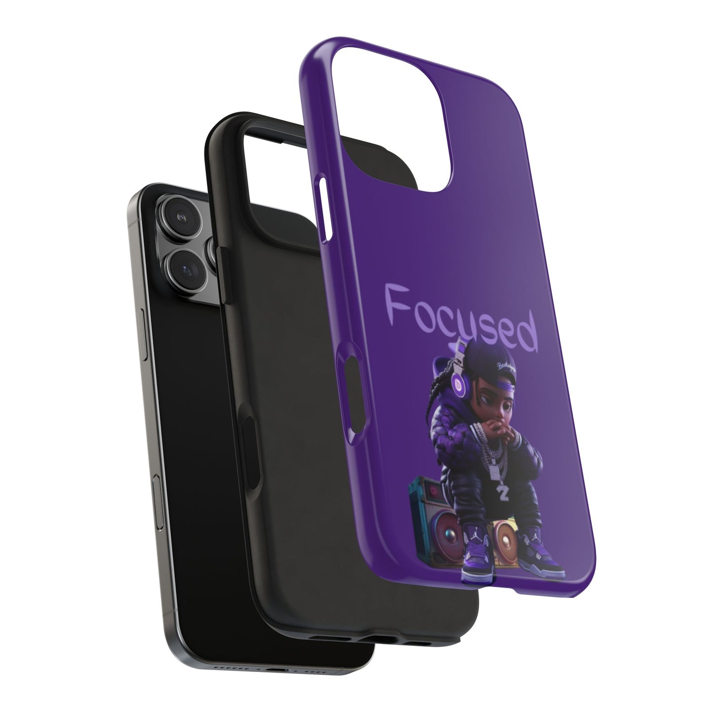 Phone Case- Focused Tough Case- Durable Protection
