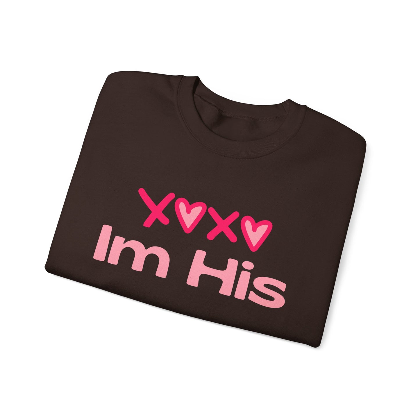 Cotton Blush XOXO Sweatshirt for Women – I’m His Romantic Everyday Lovewear