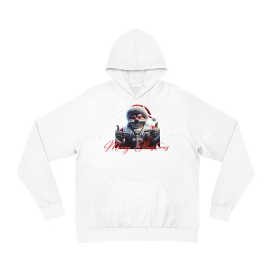 Snowfall White Hoodie for Men & Women – Festive Holiday Season Graphic Apparel