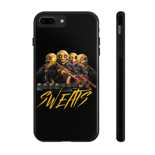 Tough Phone Cases - Bold 'SWEATS' Design for Gamers & Trendsetters