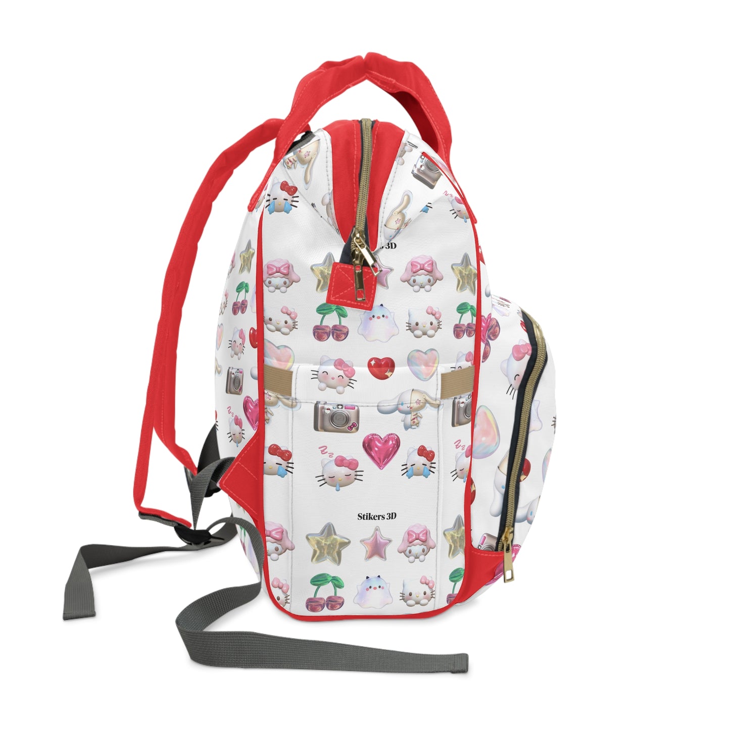 Cute Cartoon Multifunctional Diaper Backpack - Ideal for Parents on the Go