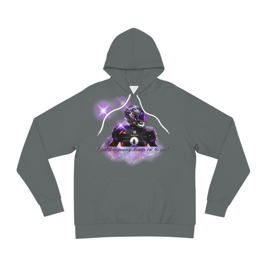 Steel Grey "Earned, Not Given" NFL Hoodie – Hard Work Pays Off Football Sweatshirt