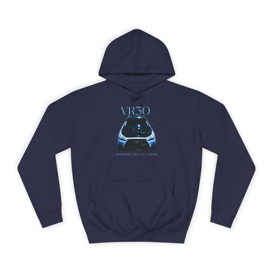 Midnight Horizon Blue Hoodie for Men & Women – V3ro Sports Car Enthusiast Apparel