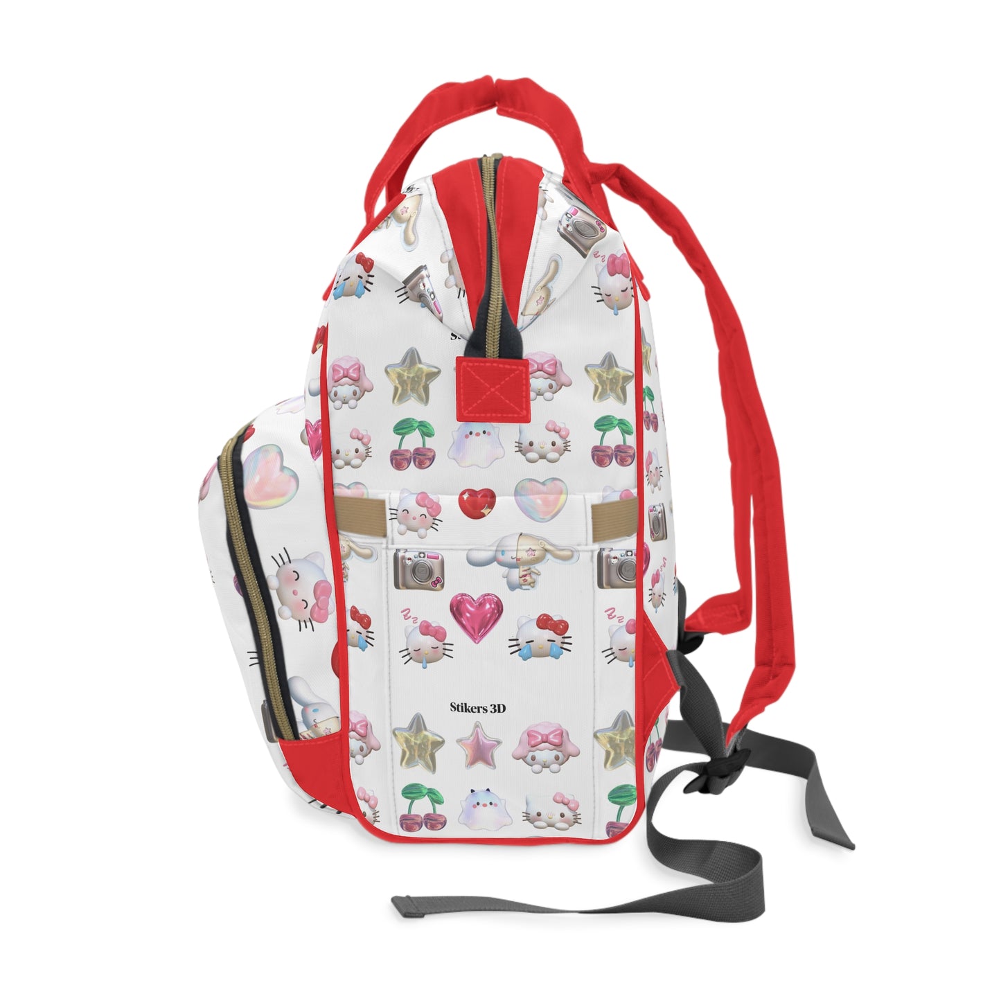 Cute Cartoon Multifunctional Diaper Backpack - Ideal for Parents on the Go