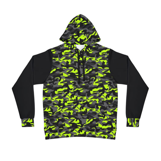 🔥 Neon Camo Hoodie – Bold & Stylish Streetwear for Active Lifestyles