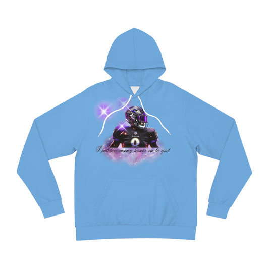 Glacier Blue "Hours In, Victory Out" NFL Hoodie – Champion’s Work Ethic Football Sweatshirt
