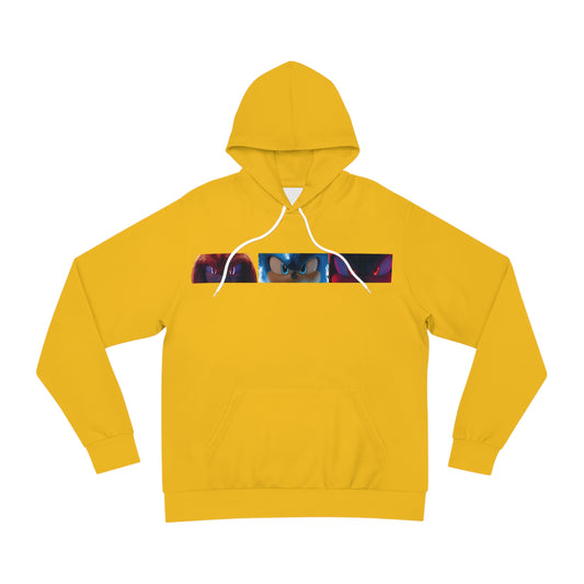 Solar Flare Yellow Hoodie for Men & Women – Sonic Knuckles Shadow Retro Gaming Graphic