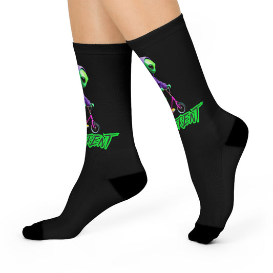 Cushioned Crew Socks- Alien, Different