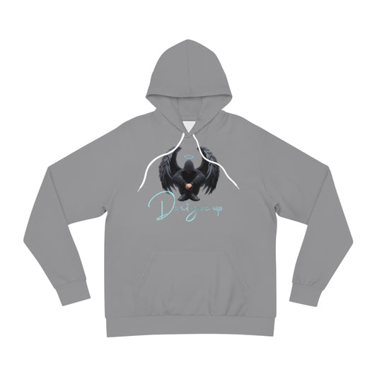Shadow Stone Grey Hoodie for Men– Keep Pushing Don’t Give Up Endurance Wear