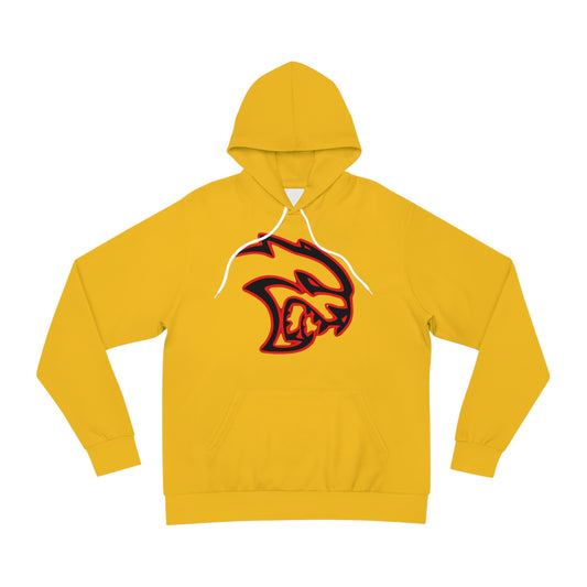 Turbo Burst Yellow Hoodie for Men – Hellcat Fans Speed Driven Lifestyle Wear