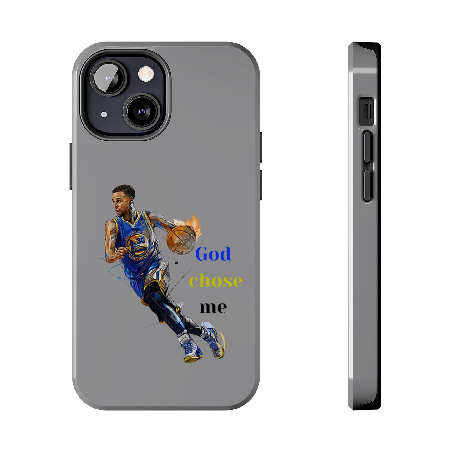 Phone case- God Chose Me Tough Phone Case - Durable Protection