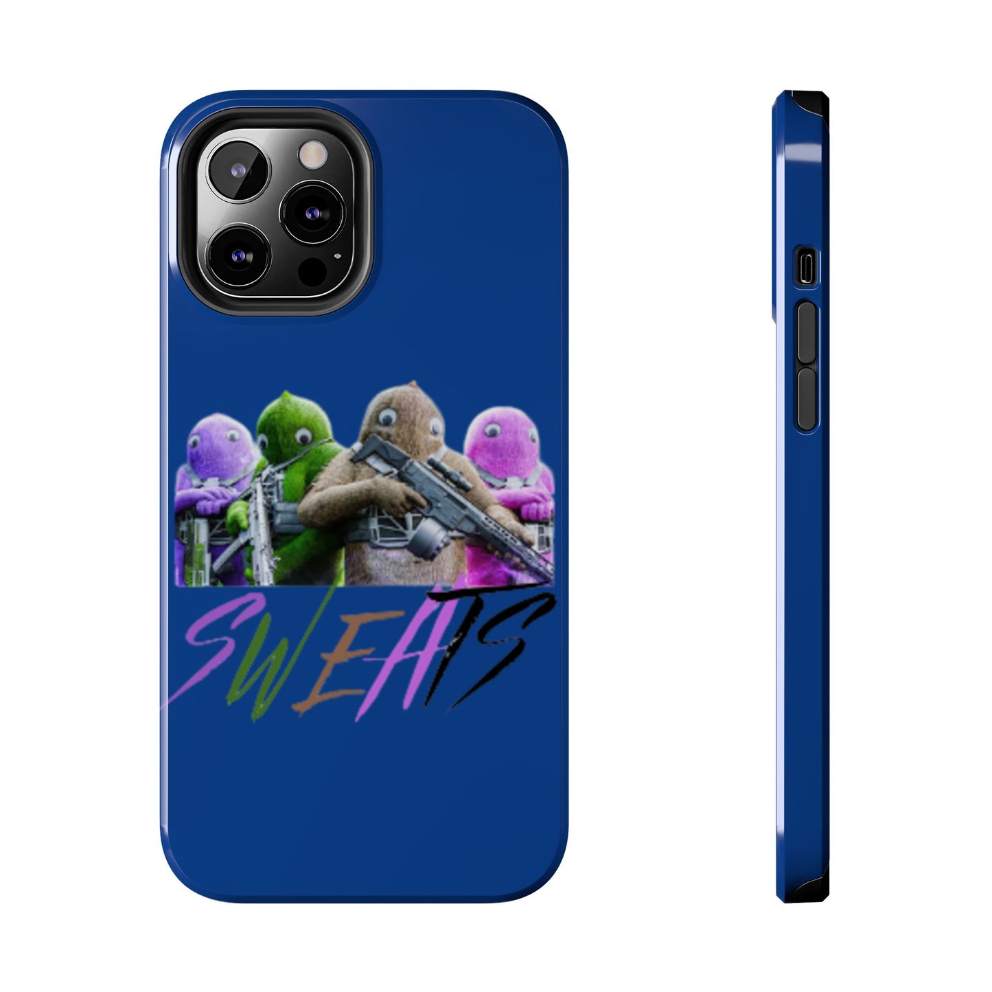 Cool Cartoon-Inspired Tough Phone Case - 'SWEATS'