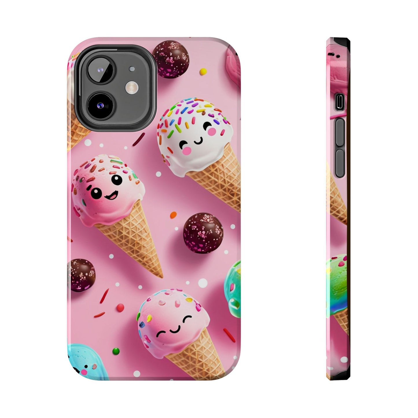 Tough Phone Cases Cute Ice Cream Design
