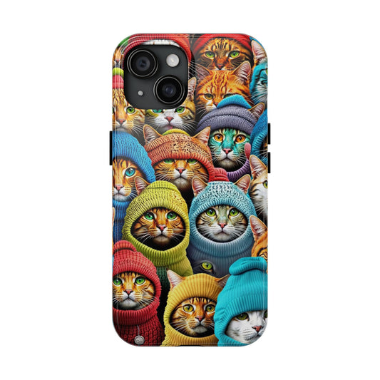 "Cool Cats Tough Phone Case – Stylish & Durable Protective Cover for iPhone & Android"