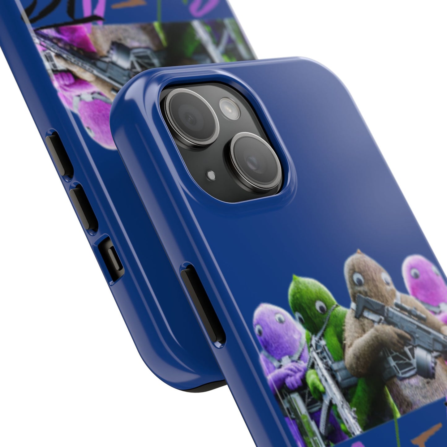 Cool Cartoon-Inspired Tough Phone Case - 'SWEATS'