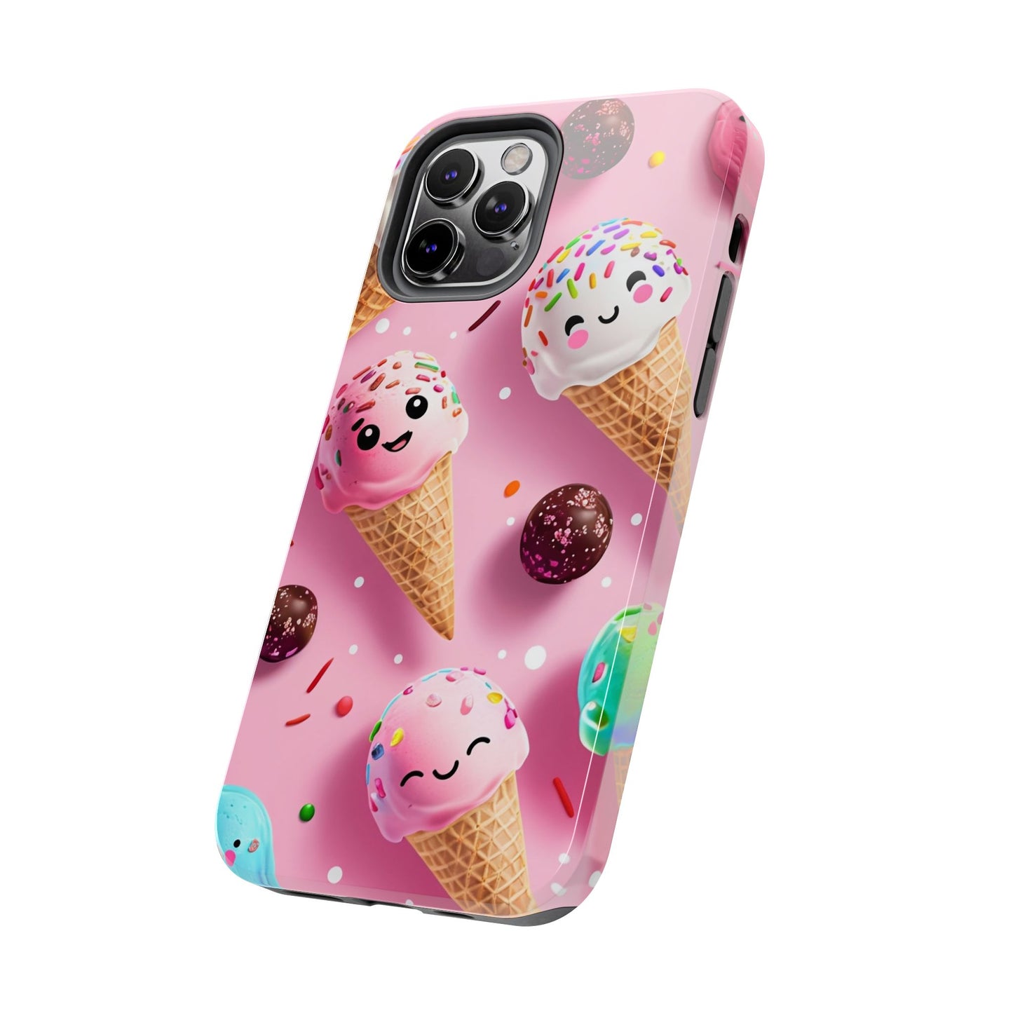 Tough Phone Cases Cute Ice Cream Design