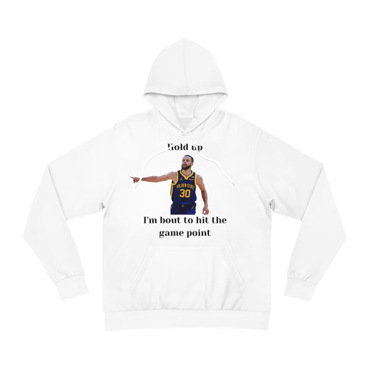 Frost White "Game Point Mode" Hoodie – Clutch Like Steph Curry Pullover