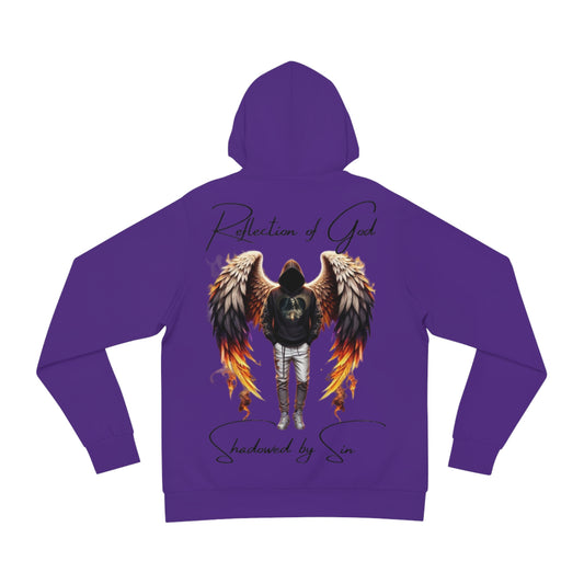 Imperial Purple Hoodie for Men & Women – "Grace Reflected" Faith-Driven Streetwear