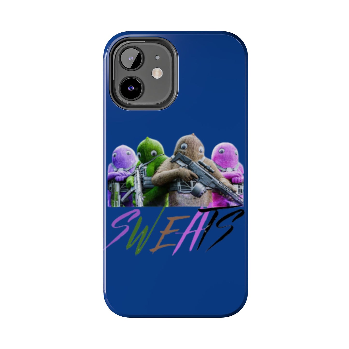 Cool Cartoon-Inspired Tough Phone Case - 'SWEATS'