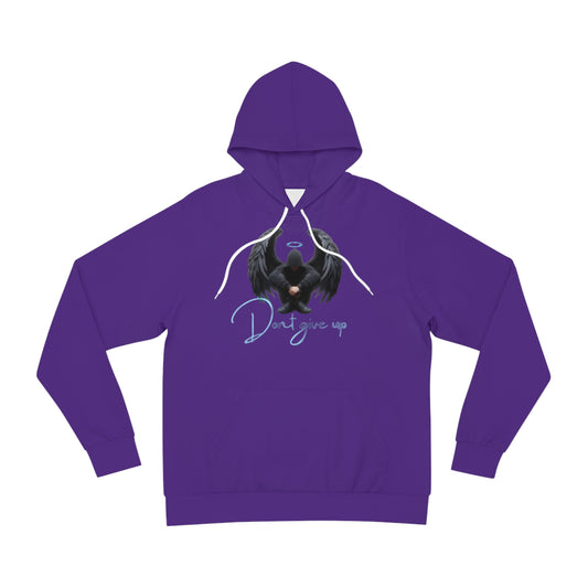 Twilight Amethyst Hoodie for Men – Keep Fighting Don’t Give Up Inspired Strength Wear
