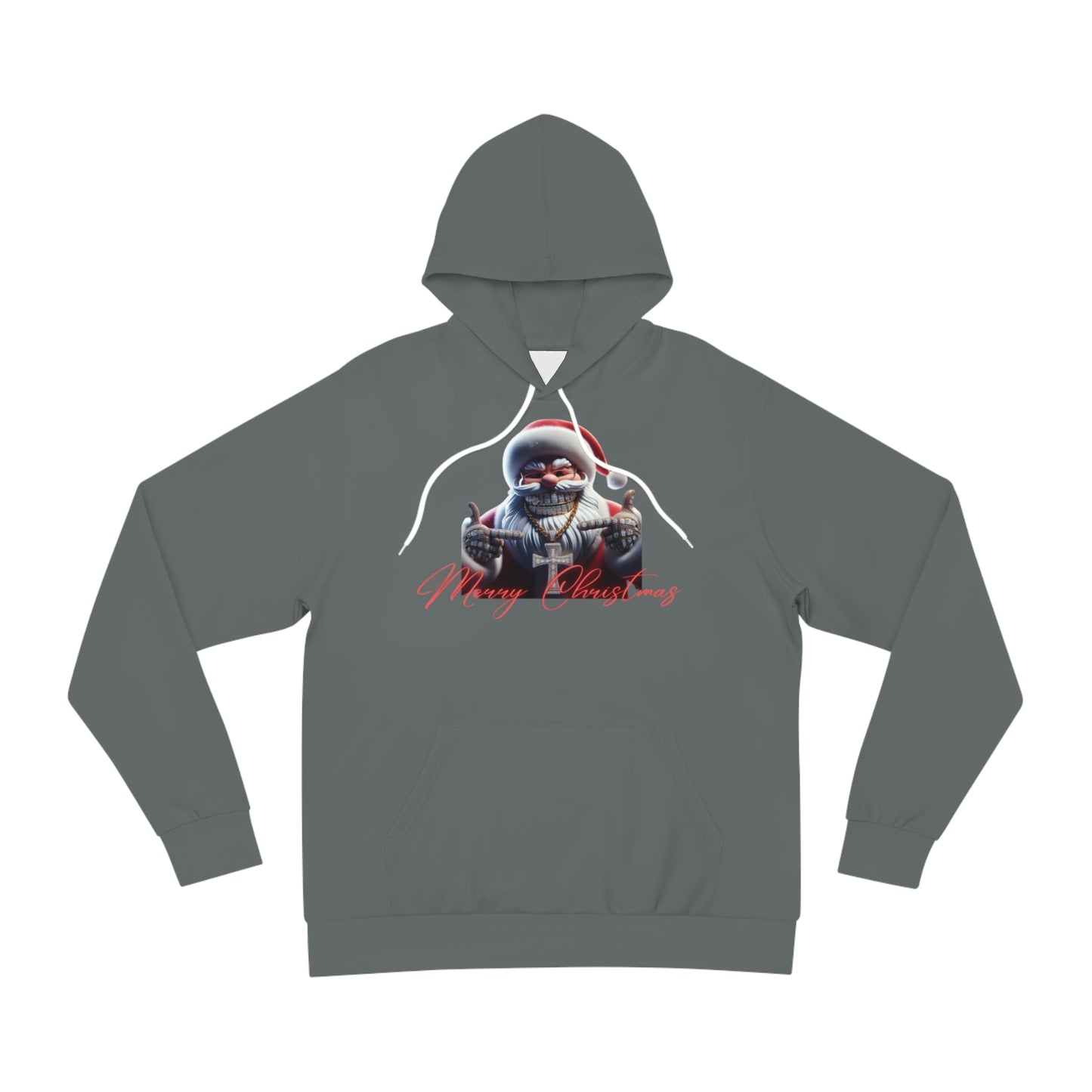Charcoal Frost Grey Hoodie for Men – Classic Christmas Holiday Season
