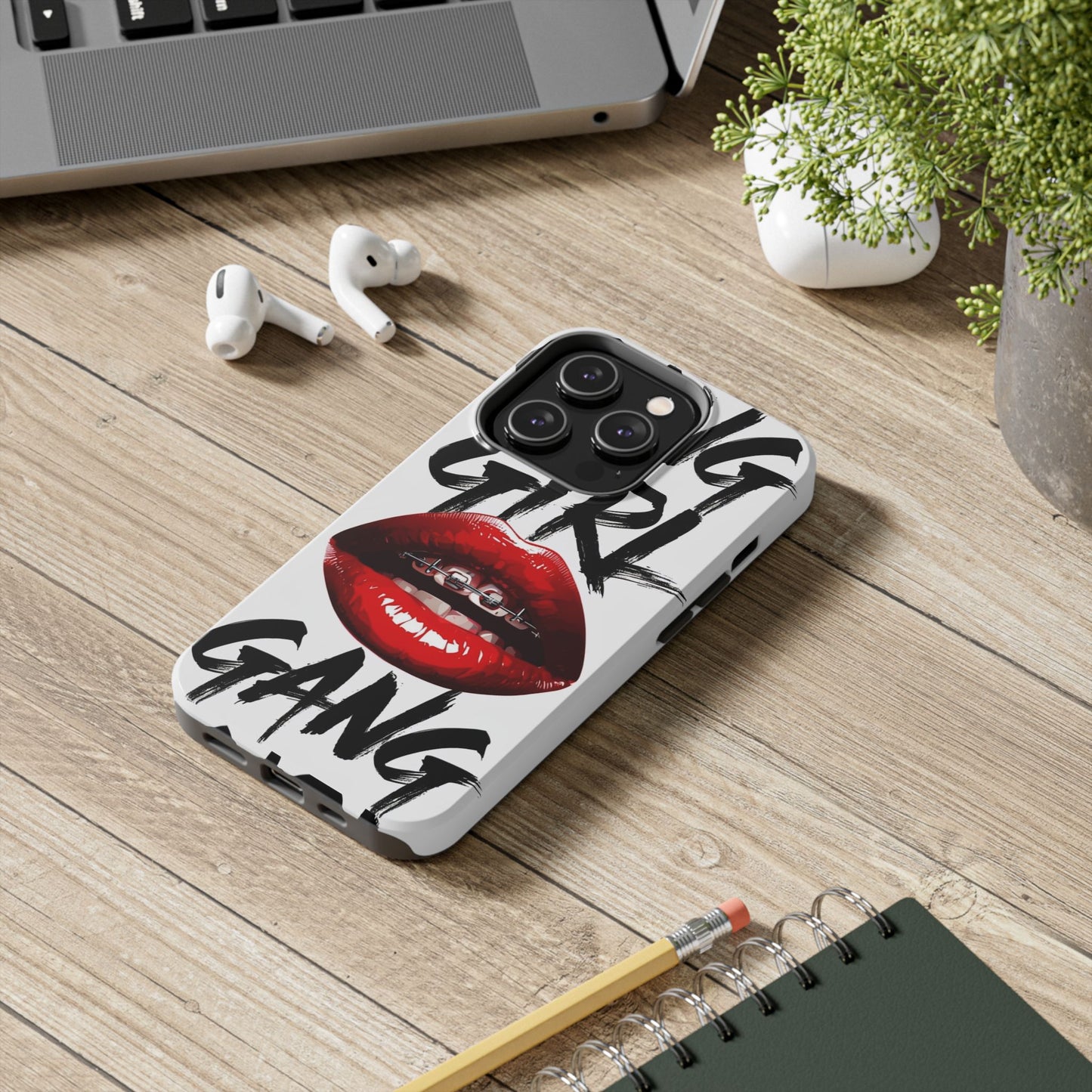 Bold 'Girl Gang' Tough Phone Case – Protective and Stylish Accessory for Trendsetters