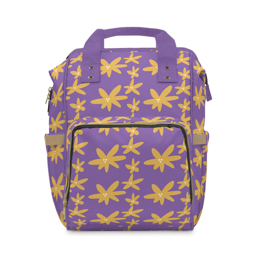 🌸 Floral Diaper Backpack 🎒 | Chic & Functional for Stylish Parents