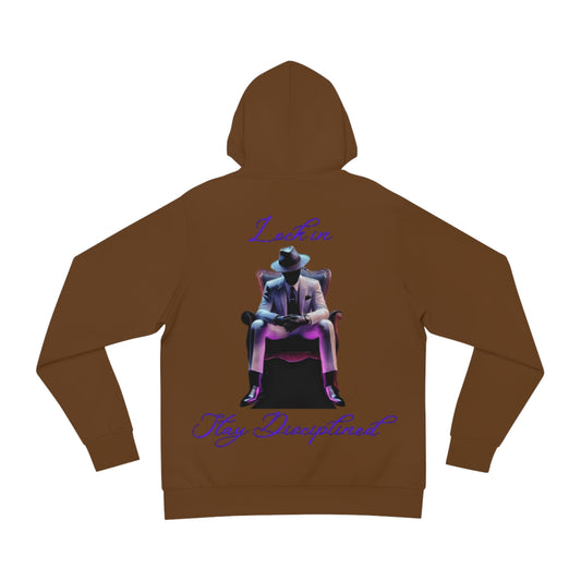 Espresso Brown Mindset Pullover – "Lock In, Stay Disciplined" Focus Hoodie with Drawstrings & Kangaroo Pocket