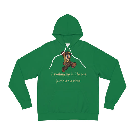 Arcade Circuit Green Hoodie for Men – Retro Gamer Level-Up Grind Mode Streetwear