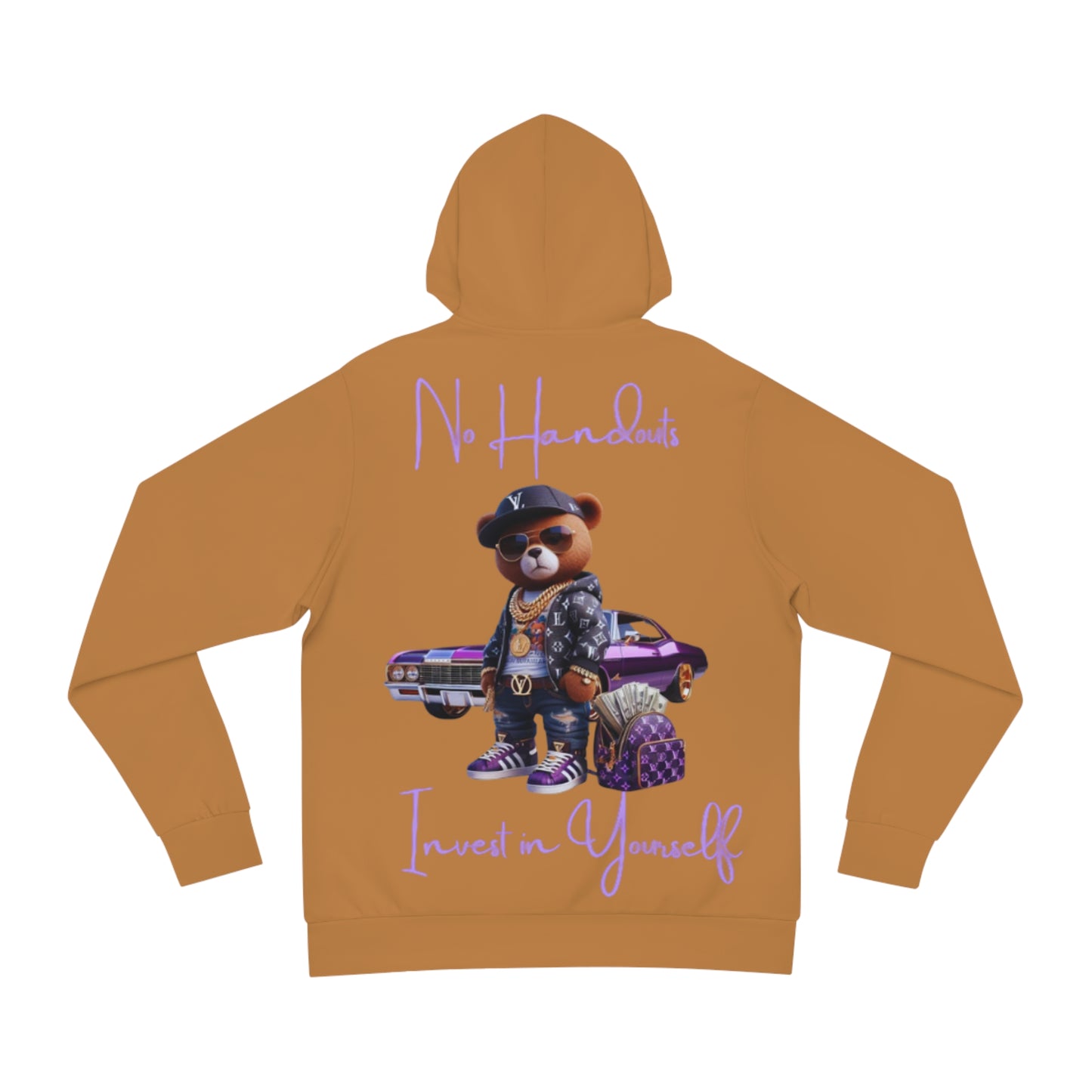 Mocha Mousse Hoodie for Men & Women – "Invest in Yourself" Trendy Bear Inspiration Wear