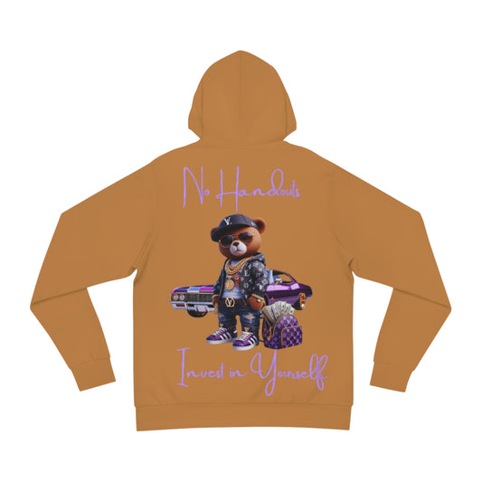 Mocha Mousse Hoodie for Men & Women – "Invest in Yourself" Trendy Bear Inspiration Wear