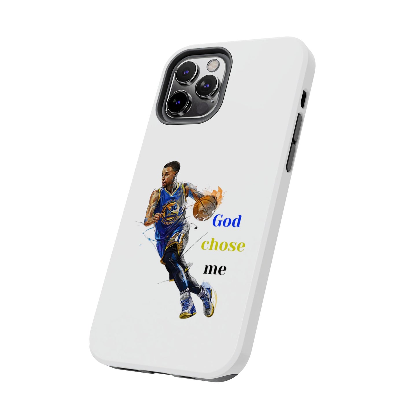 Phone case- God Chose Me Tough Phone Case - Durable Protection