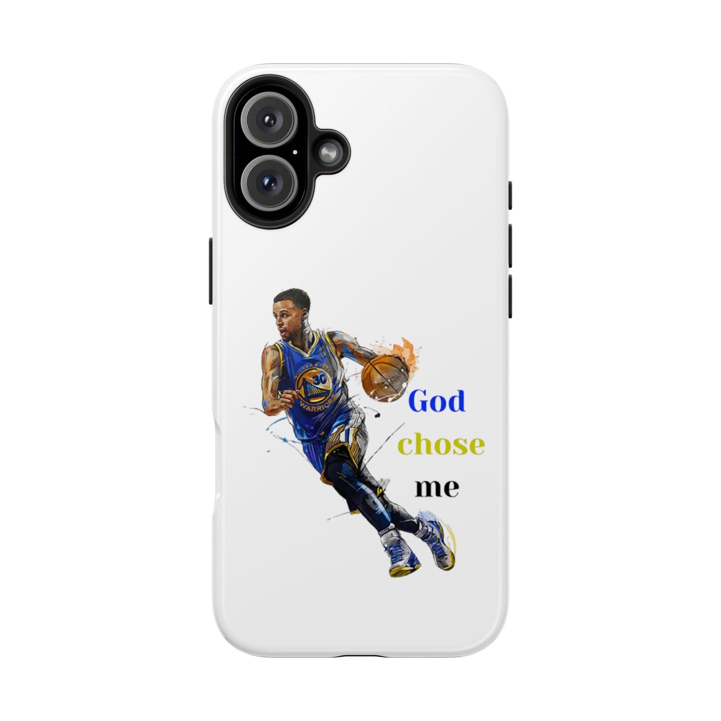 Phone case- God Chose Me Tough Phone Case - Durable Protection