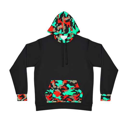 🌟 Multicolor Camo Hoodie – Bold, Vibrant Streetwear for Men & Women