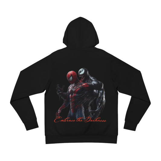 Onyx Black Venom Hoodie – "Embrace the Darkness" Spiderman & Symbiote Sweatshirt