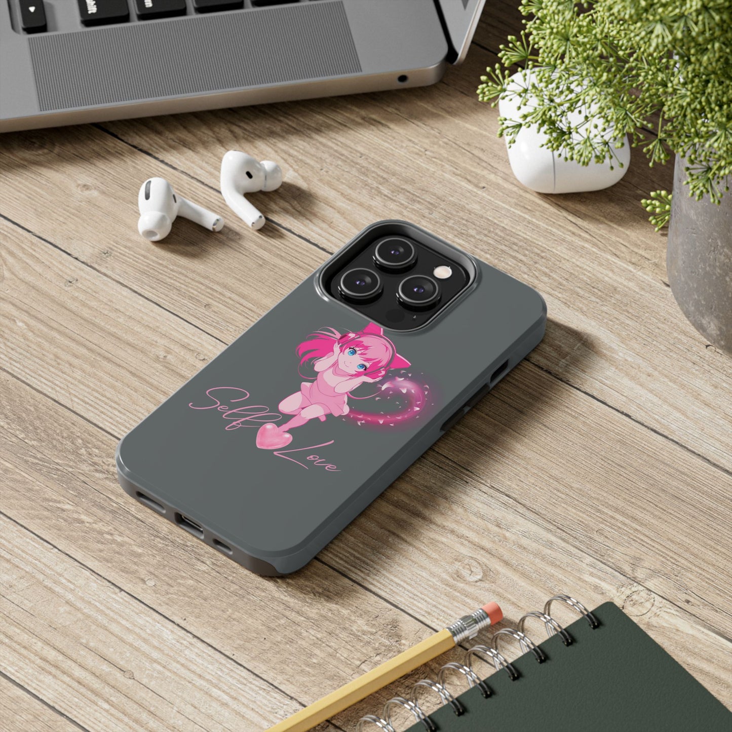 Self Love Tough Phone Case for Anime Lovers