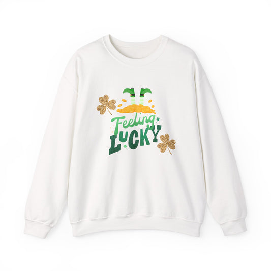 Lucky Frost White Hoodie for Men & Women – St. Patrick’s Day Shamrock Celebration Edition